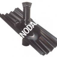 Вентиляционная труба Ондулин Д110 мм с колпаком и проходным элементом